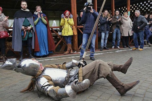 Под Барановичами прошел большой фестиваль белорусской культуры "Снежань"
