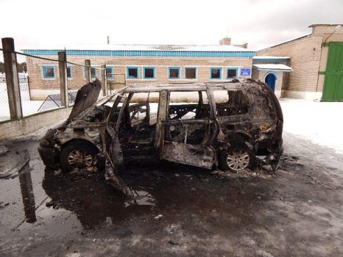 В Полонке сгорел "Рено-Эспейс"