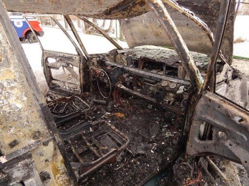 В Полонке сгорел "Рено-Эспейс"