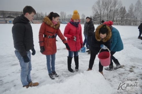 Фестиваль снежных скульптур состоялся в Вилейке 6 февраля (ФОТО)