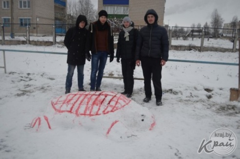 Фестиваль снежных скульптур состоялся в Вилейке 6 февраля (ФОТО)