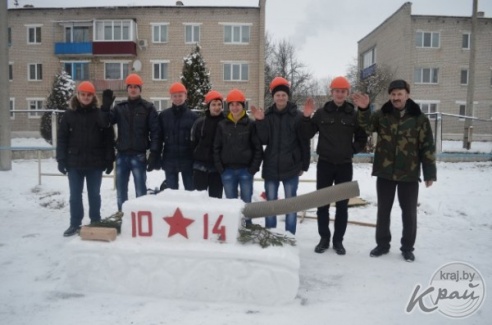 Фестиваль снежных скульптур состоялся в Вилейке 6 февраля (ФОТО)