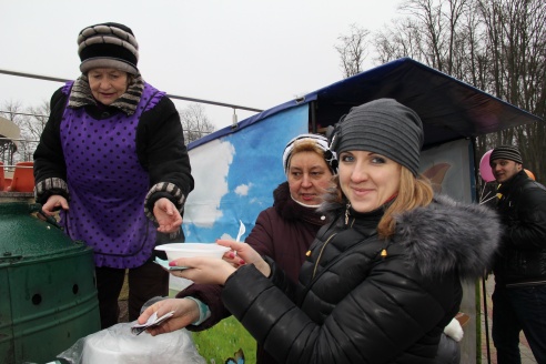В Кобрине встречают Масленицу