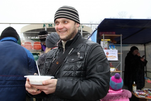 В Кобрине встречают Масленицу