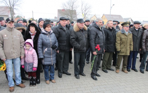 В Кобрине прошёл митинг, посвящённый Дню памяти воинов-интернационалистов