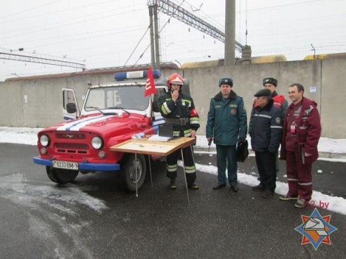 В Барановичах на железной дороге «потушили» резервуар с топливом