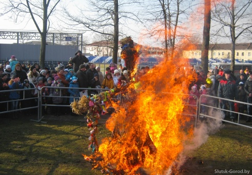 Случчане отметили Масленицу-2015