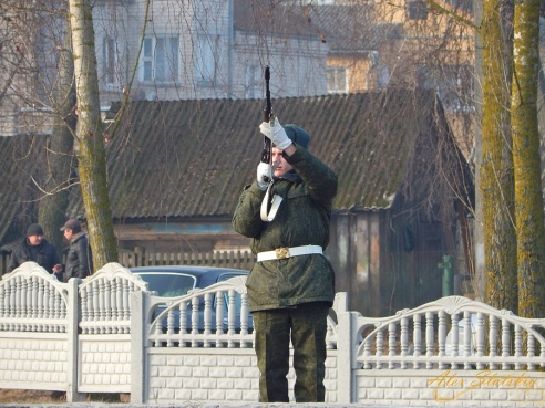 23 февраля состоялось возложение цветов и венков к вечному огню