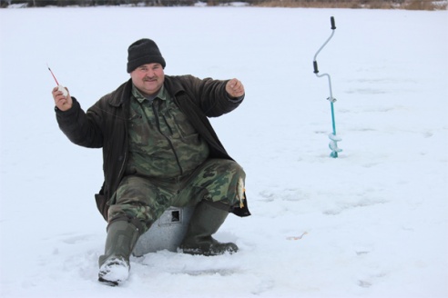 В Дрибинском районе прошли соревнования по лову рыбы со льда