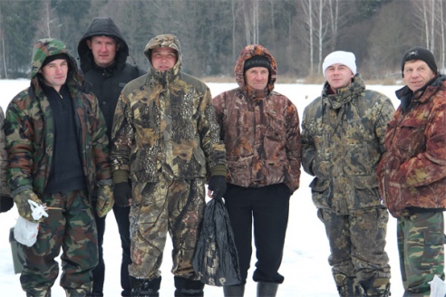 В Дрибинском районе прошли соревнования по лову рыбы со льда