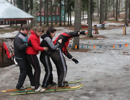Команда Лиозненского района заняла пятое место в зимнем областном турслете