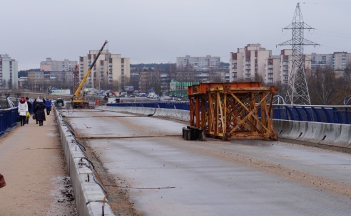 Реконструкцию моста закончат к маю?