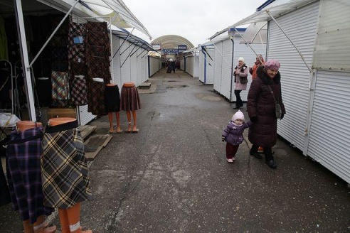 ФОТОФАКТ: Торговля на рынках города Барановичи 3 марта 2015 года