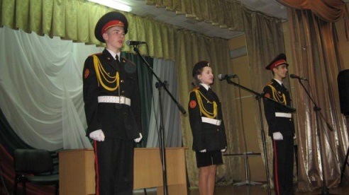 Баранавіцкія літаратары чыталі вершы кадэтам