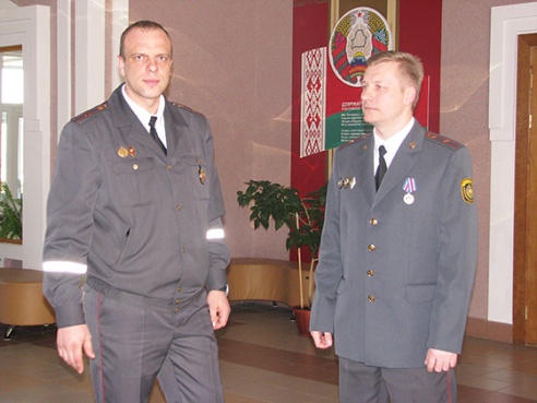 Свята да Дня міліцыі ў Паставах (фотарэпартаж)