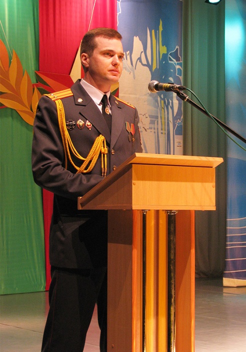 Свята да Дня міліцыі ў Паставах (фотарэпартаж)