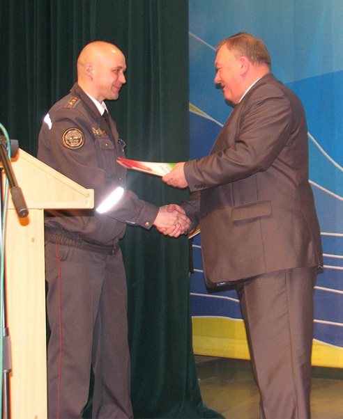 Свята да Дня міліцыі ў Паставах (фотарэпартаж)