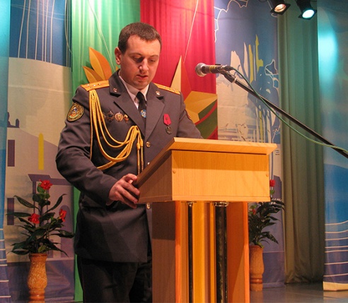 Свята да Дня міліцыі ў Паставах (фотарэпартаж)