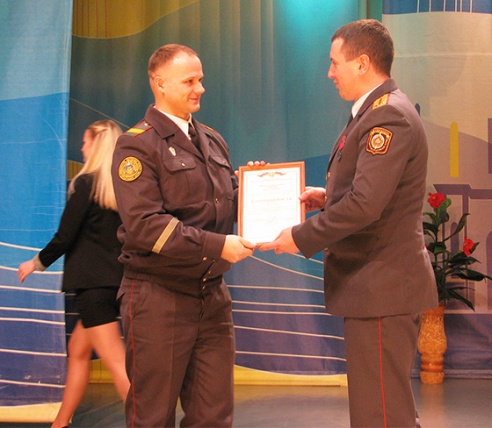 Свята да Дня міліцыі ў Паставах (фотарэпартаж)