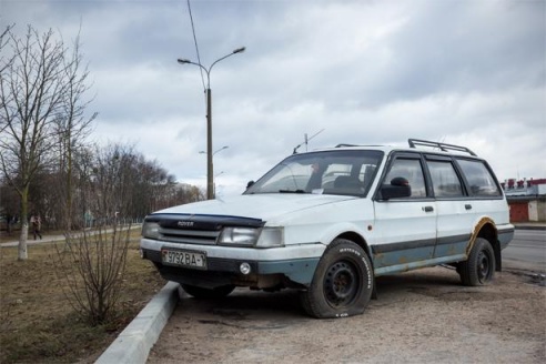 Автохлам на улицах города Барановичи