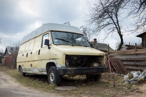 Автохлам на улицах города Барановичи