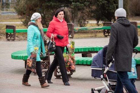 Барановичи накануне 8 Марта