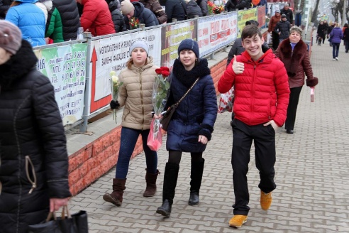 8 марта. Как это было в Горках. ФОТО