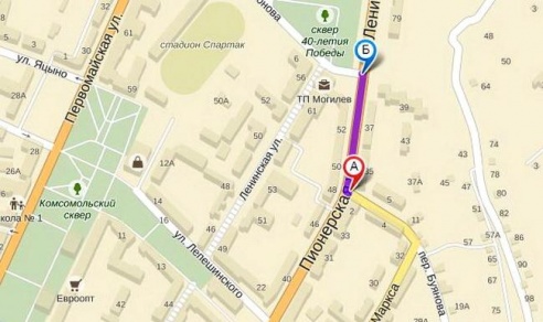 На улице Пионерской в Могилёве с 16 марта перекроют движение