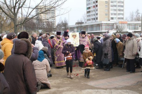 Мощи Святого Георгия Победоносца прибыли в Барановичи
