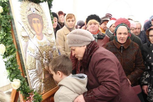 Мощи Святого Георгия Победоносца прибыли в Барановичи