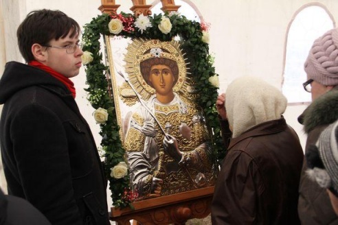 Мощи Святого Георгия Победоносца прибыли в Барановичи