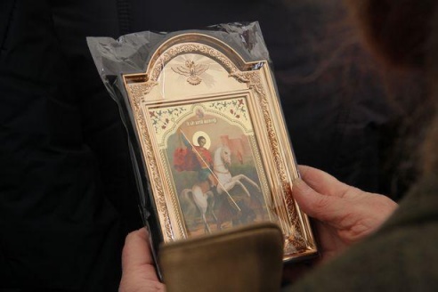 Мощи Святого Георгия Победоносца прибыли в Барановичи