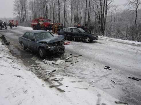 Следователи устанавливают обстоятельства ДТП, произошедшего 24 января в р-не д.Буда-Гресская