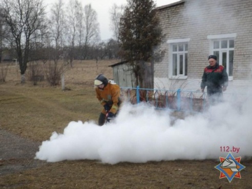 Учащиеся средней школы №2 Глубокого могли почувствовать себя спасателями (ФОТО)