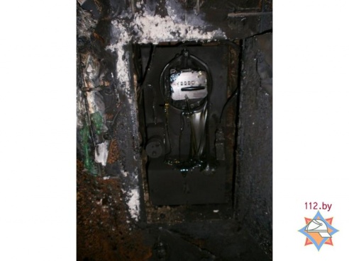 Замыкание счётчика стало причиной пожара на улице Гагарина, было эвакуировано 15 человек