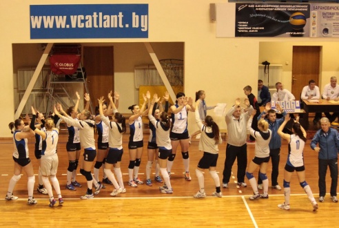 Барановичский «Атлант» прошел в полуфинал чемпионата Беларуси по волейболу