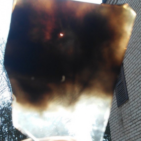 Жители Слуцка наблюдали солнечное затмение