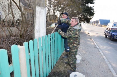 ФОТОРЕПОРТАЖ: Как в Глубоком и районе 21 марта прошел субботник