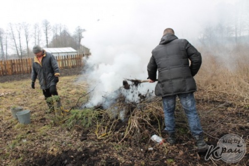Без лопаты и воды. Как жители Вилейского района сжигают на участках мусор (ФОТО)