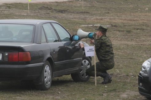 В Барановичах «освобождали заложников»