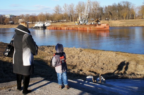 В Могилёве обустраивают новый причал на Днепре