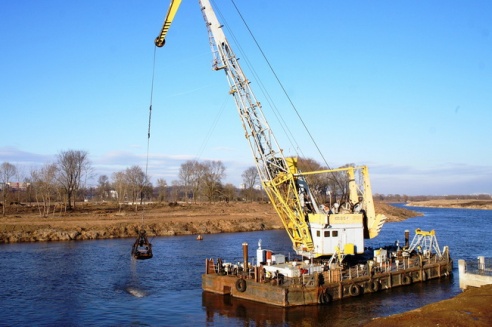 В Могилёве обустраивают новый причал на Днепре