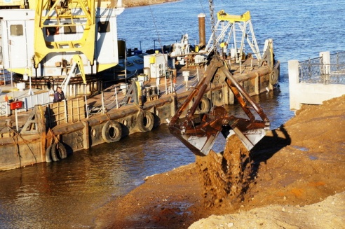 В Могилёве обустраивают новый причал на Днепре