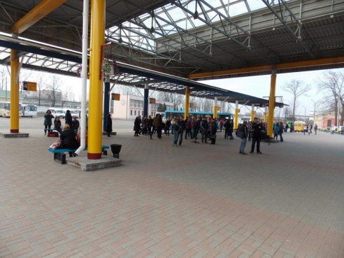В Витебске работники автовокзала встретились с пассажирами