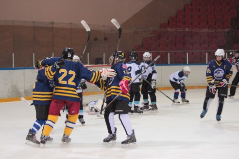 Фоторепортаж: На юношеском турнире юные хоккеисты из Барановичей обыграли витебскую команду