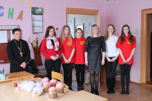 Благотворительная акция «Пасхальный кулич», организованная Белорусским республиканским союзом молодежи прошла в Костюковичах (+ фото)