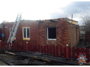 В Костюковичском районе горит не только сухая трава (+ фото)