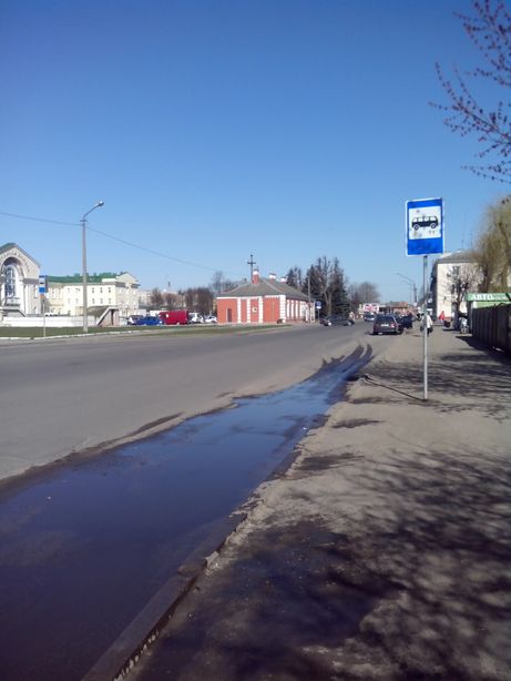 Закрытие улицы Тельмана в Барановичах создало на мосту огромную пробку