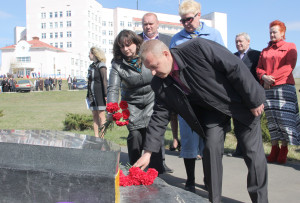 В Костюковичах сегодня прошел митинг-реквием, посвященный 29-годовщине со дня аварии на Чернобыльской АЭС (+ фото)