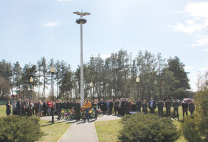 В Костюковичах сегодня прошел митинг-реквием, посвященный 29-годовщине со дня аварии на Чернобыльской АЭС (+ фото)